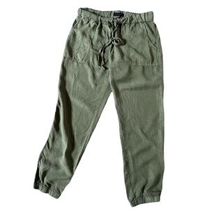 Sanctuary | Olive Green Lyocell Joggers, Large